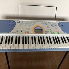 CASIO カシオ　光ナビゲーション　キーボード&スタンド