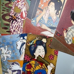 中澤弘光　美人画シリーズのポストカード7枚セット
