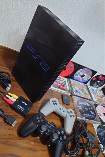 【HDMI出力！】プレイステーション2本体＆おまけいっぱい( ´∀｀)