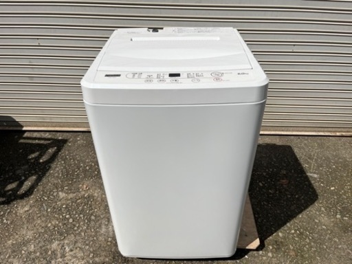 ヤマダ電機 洗濯機 6.0kg 2022年製 YWM-T60H1