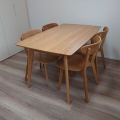 ダイニングセット 天然木
