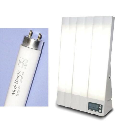 【高照度光療法】高照度照明器具ブライトライトME＋交換ランプ（6本）