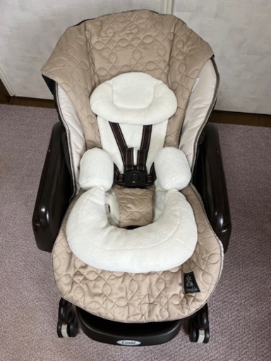 【お取引決定！】コンビ ホワイトレーベル ネムリラ AUTO SWING ダッコプラス エッグショック ミルクティー
