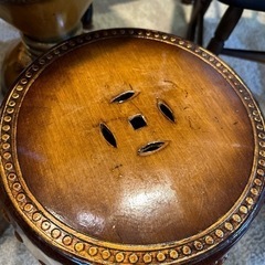 テーブル テーブルスツールセット イス スツール テーブルセット アンティーク ナチュラル