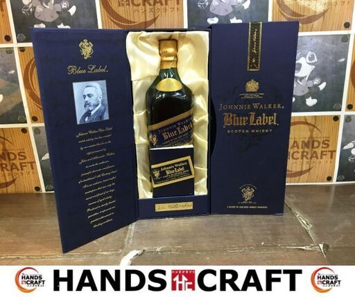 ジョニーウォッカ　ブルーラベル　750ｍｌ　ウイスキー　未開封品　箱付き　箱汚れ有　【ハンズクラフト宜野湾店】