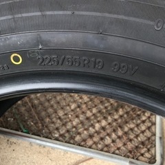 ［終了］夏タイヤ「225/55R19」新品未使用