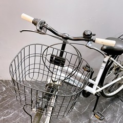 【7】一般車 シティ車 ADVANTACE ホワイト 変速付き 27インチ ★整備済み