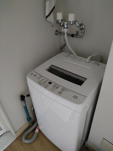 【送料0円】 AQUA 2021年製 AQW-S6E8 6kg 洗濯機 洗濯機