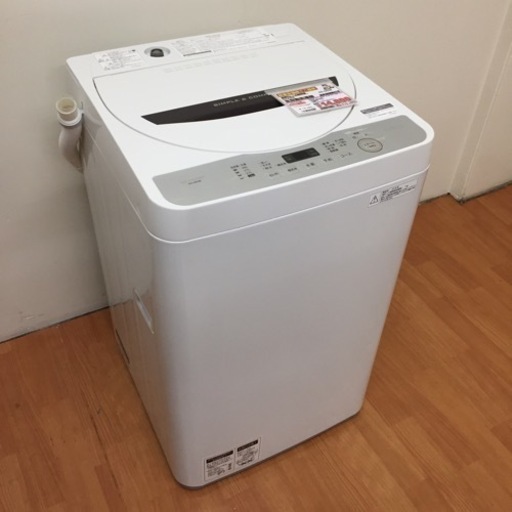 シャープ 全自動洗濯機 5.5kg ES-GE5B F12-06
