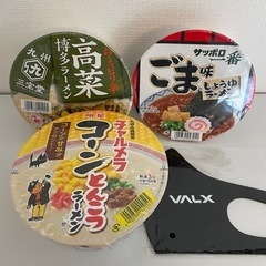【受付ストップ】カップラーメン3種類＋VALX(非売品)