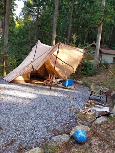 ヤドカリテント タンカラー】キャンプ道具一式