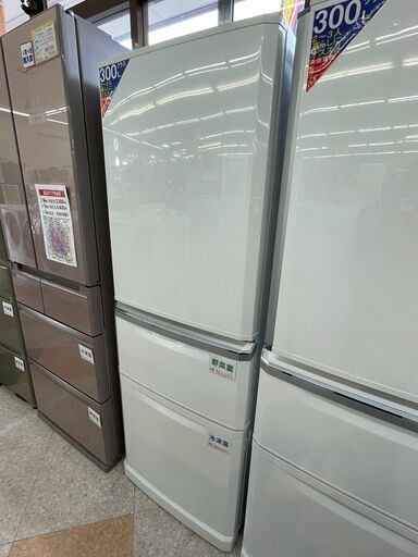 ⭐MITSUBISHI(三菱) 335L冷蔵庫定価￥79,480 2015年 MR-C34YX-W 3ドア パールホワイト⭐7837