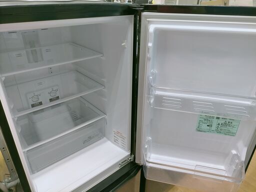 F1216 冷蔵庫 三菱 MITUBISHI MR-P15D-B 2019年製 146L 送料A 札幌