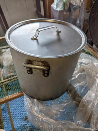 アルミ　寸胴鍋　中古品　38センチ　業務用
