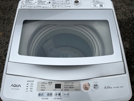 アクア 洗濯機 5.0kg 2019年製 家電
