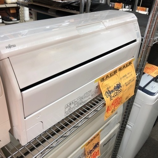 売り切れました！12畳用 2021年 富士通 2.8kwルームエアコン ノクリア