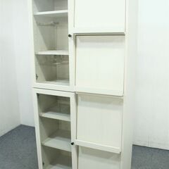 中古】フラップ式扉本棚【引取に来られる方限定】