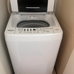 【決まりました】洗濯機 2017年製 4.5kg HW-T45C