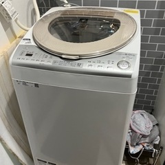 決まりました！シャープ2018年製洗濯機8キロ　乾燥機付き