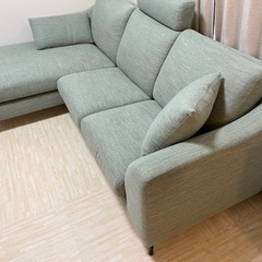 ニトリ】布張りカウチソファNポケットA15【積み込み手伝います】値段交渉可