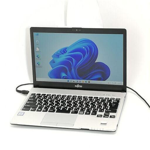 送料無料 日本製 高速SSD 13.3型 ノートパソコン 富士通 S937/S 中古美品 第7世代 Core i5 8GB 無線 Bluetooth Webカメラ Windows11 Office