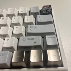 Niz atom66 静電容量無接点方式ワイヤレスキーボード　バックライト付き　カスタム済み