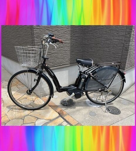 大容量8.9AhYAMAHA　pasパスラフィーニ　子供乗せ　26インチ　電動自転車　中古　電動アシスト自転車   6124