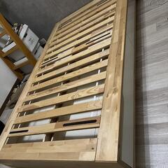 セミダブルベッド IKEA イケア MANDAL マンダール セミダブル