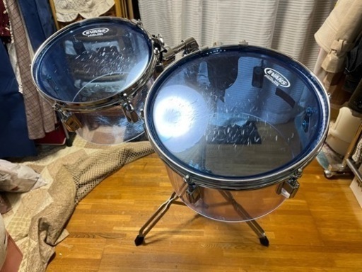 pearl CRYSTAL BEAT 70年代 シングルヘッドタム 10&12