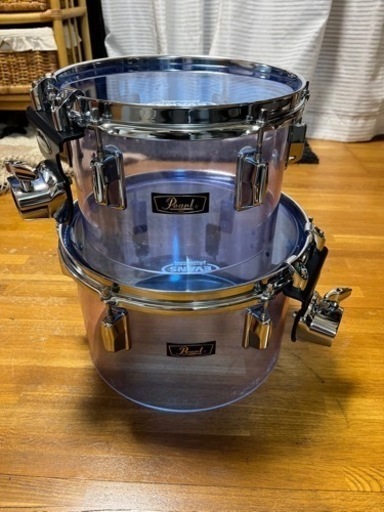 pearl CRYSTAL BEAT 70年代 シングルヘッドタム 10&12