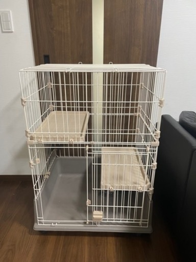 カインズ　ペット　ゲージ　猫ゲージ　2段
