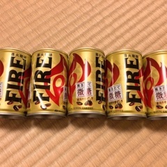 缶コーヒー・FIRE 5缶（いわし缶、もみじまんじゅう、味付のり...