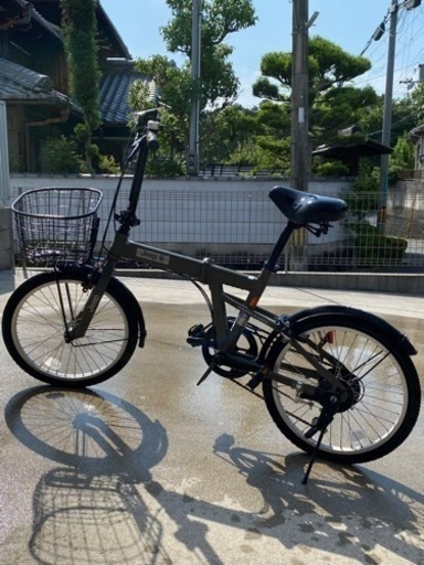 Jeep 折りたたみ自転車　カーキ