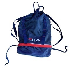 FILA フィラ ★ プール バック 海 ★ 靴入れ付き ★ 紺色