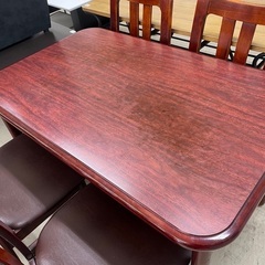 J2533 karimoku カリモク ダイニングテーブルセット 椅子２脚付 レトロ オールドカリモク OLD Karimoku ダイニングテーブルセット クリーニング済み