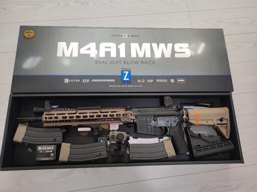 ガスガン　mws カスタムガン　売ります