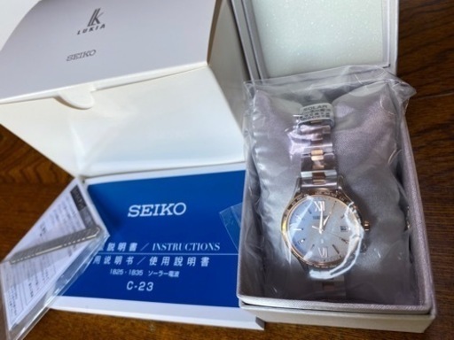 SEIKO[セイコーウオッチ]LUKIA(ルキア) 電波ソーラー　未使用 18560円