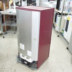 ②2ドア冷蔵庫 157L 2017年製 100Lクラス AQR-16G ルージュ AQUA
