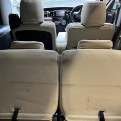 タントカスタムL385Sシートカバー(FLEDERMAUS )テーブル中古品