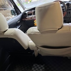 タントカスタムL385Sシートカバー(FLEDERMAUS )テーブル中古品