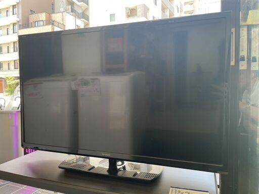 【16】中古品 SHARPシャープ 32型 液晶カラーテレビ AQUOS LC-32H40 リモコン B-CASカード付き 2017年製 動作確認済み