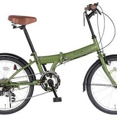 新品未開封 ノンパンク折りたたみ自転車 Cannavaro カンナヴァーロ グリーン