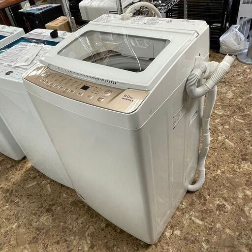 YAMADA ヤマダ電機 全自動電気洗濯機 YWM-TV80G1 8キロ 2022年製 札幌