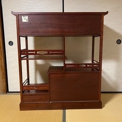唐木 飾り棚 引き取り限定