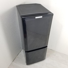 中古 146L 2ドア冷蔵庫 自動霜取りファン式 サファイアブラ...