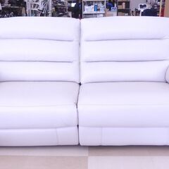 3人用右電動本革リクライニングソファ(クローナ スタンダードタイプ NB LGY)  札幌市清田区