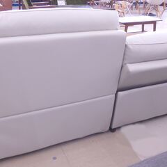 3人用右電動本革リクライニングソファ(クローナ スタンダードタイプ NB LGY)  札幌市清田区