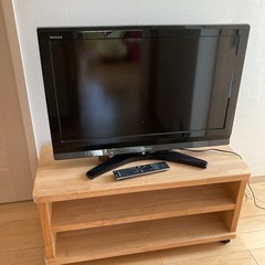 液晶テレビ32型とテレビ台のセット