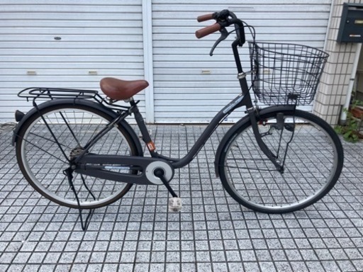 【27インチ自転車】変速なし　ファミリーサイクル　リヤチューブ新品❗️若林自転車　膳所店　SALE中❗️ 27インチ自転車】変速なし ファミリーサイクル リヤチューブ新品