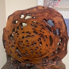 屋久杉 切り株 オブジェ 置物 和室インテリア 貴重な屋久杉を使用した